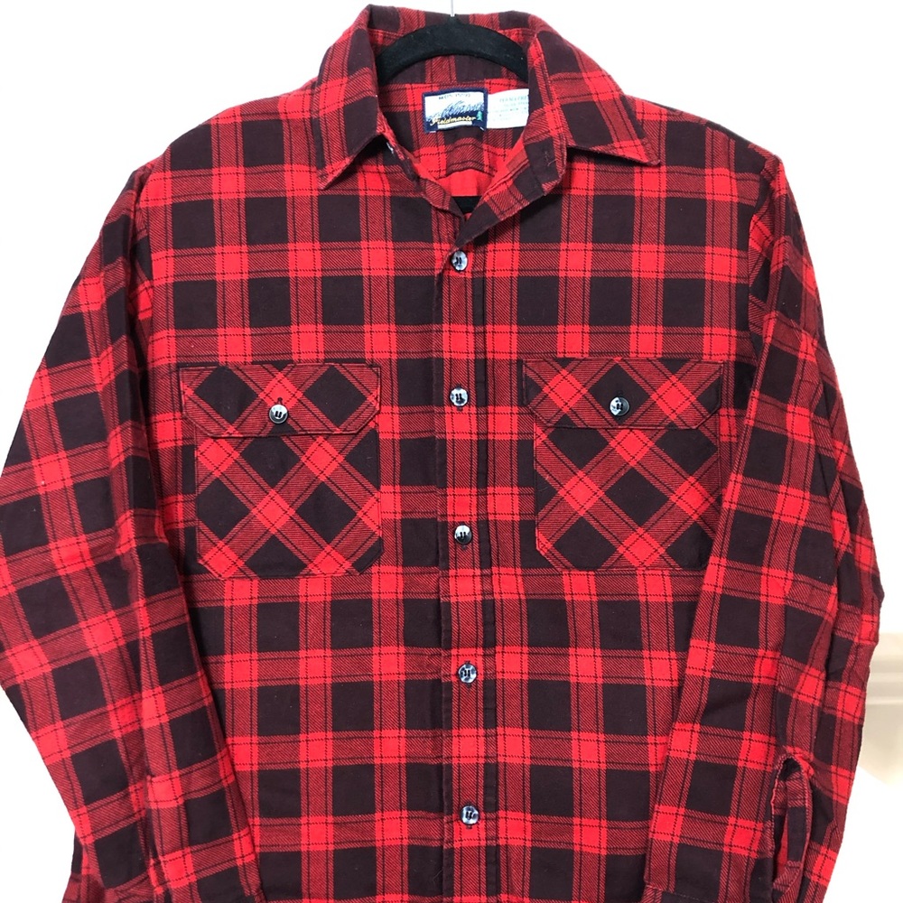 Vtg Fieldmaster Therm-a-rest flannel Medium CLEAN